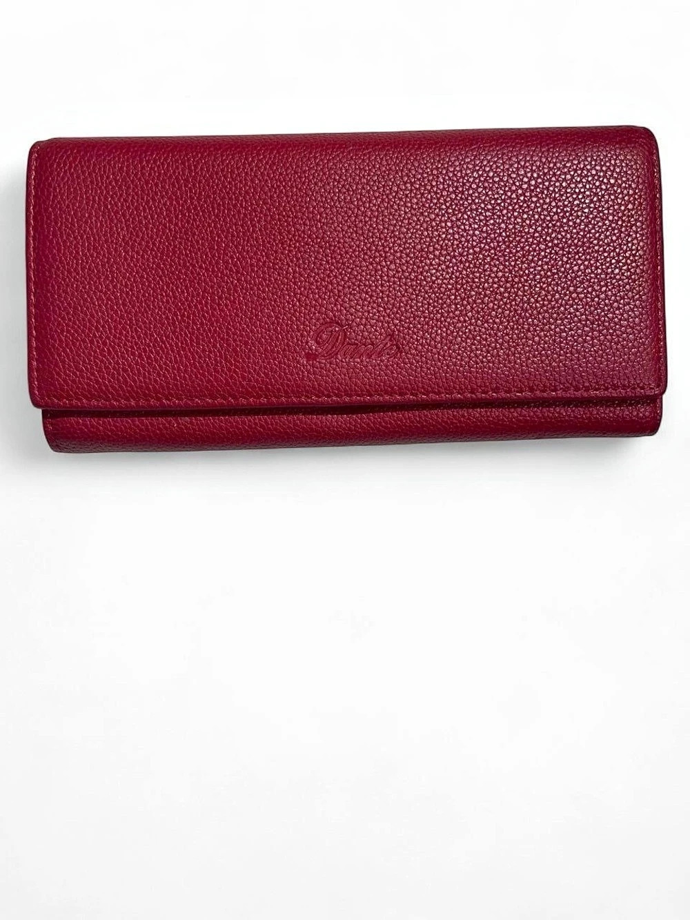 Dante red leather wallet
